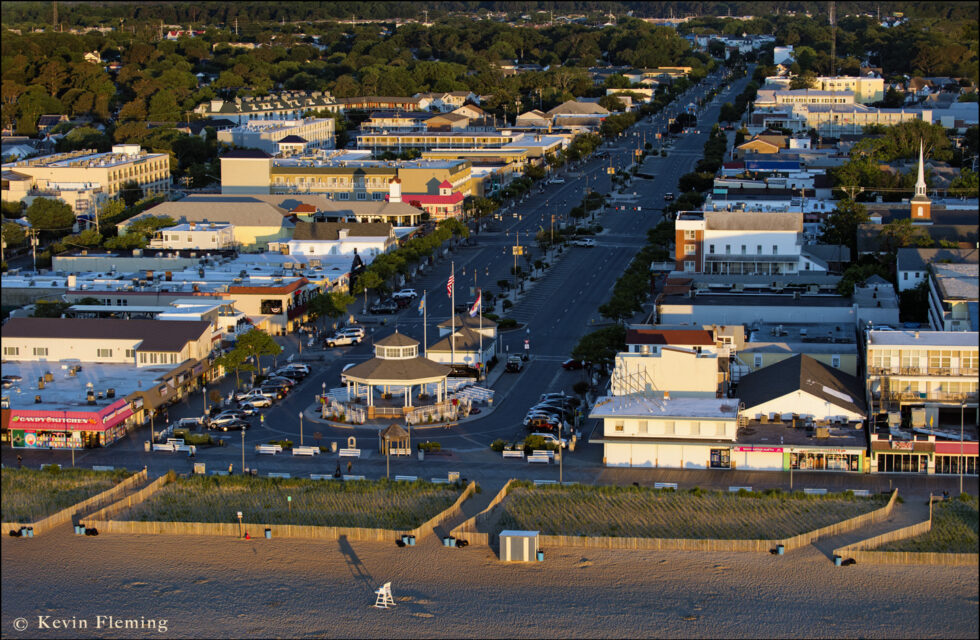 Rehoboth Beach Bandstand aerial DSC1895 | Kevin Fleming Photography